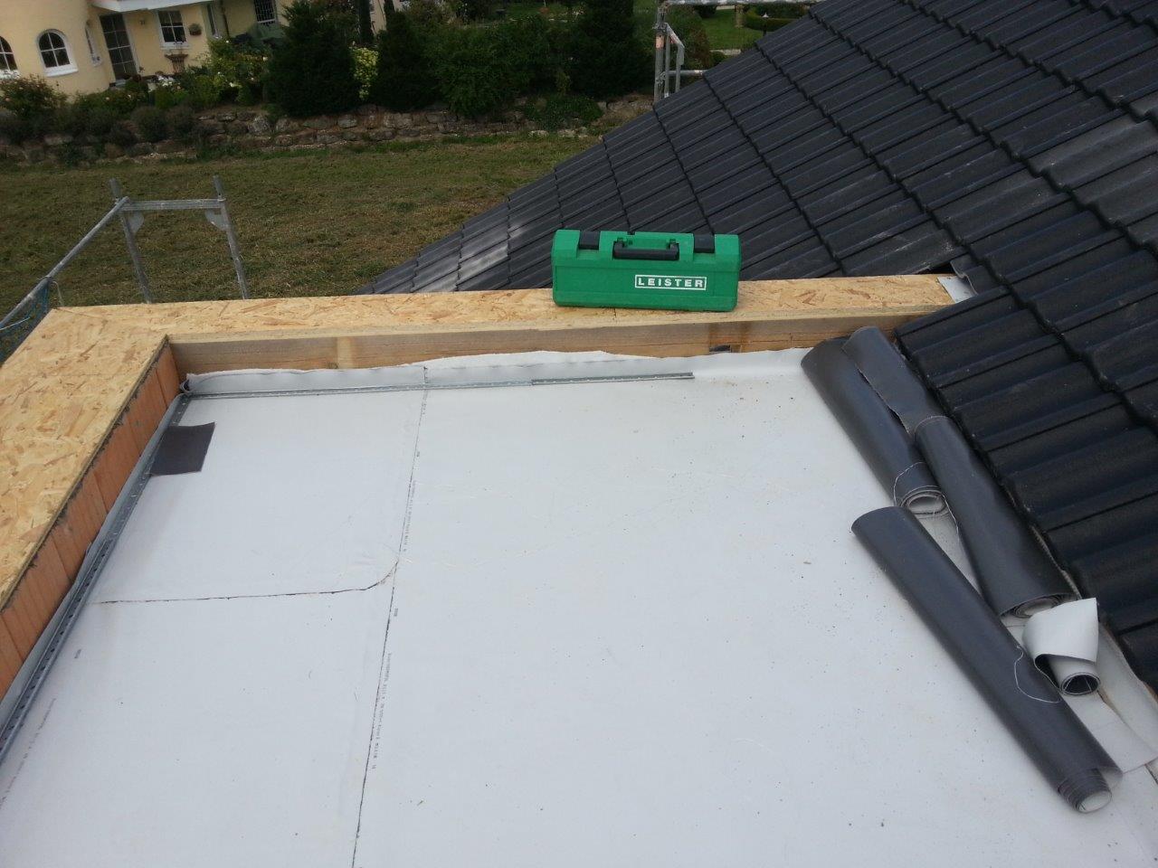 Flachdachgaubenabdichtung - Bauder PVC Image