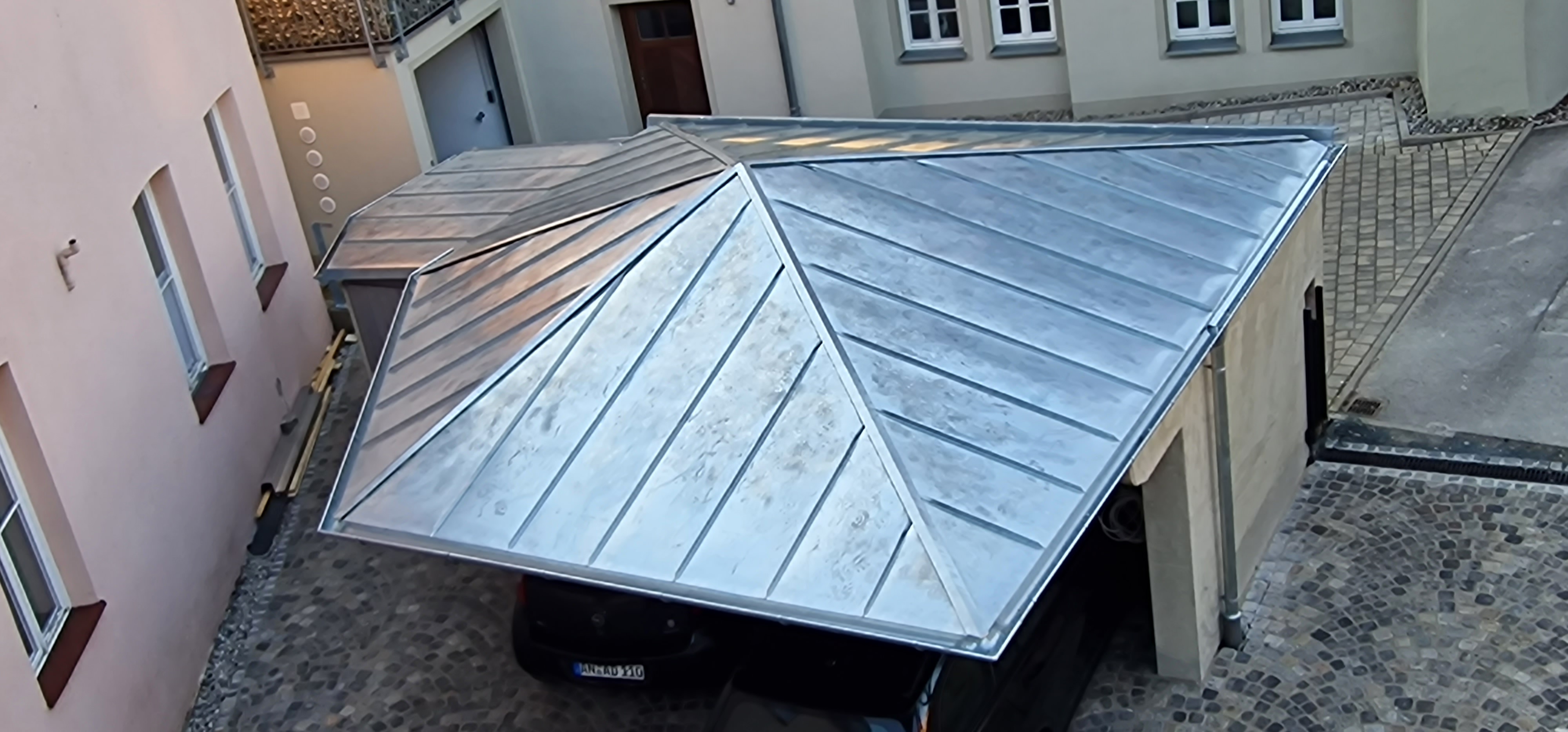 Doppelstehfalz - Titanzink Image