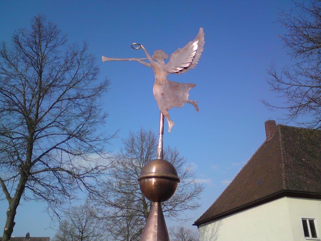 Selbstgefertigter Engel | Kupfer Image