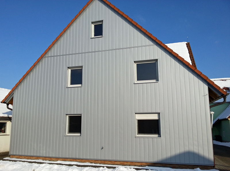 PREFA - Aluminium Sidings | senkrecht Image