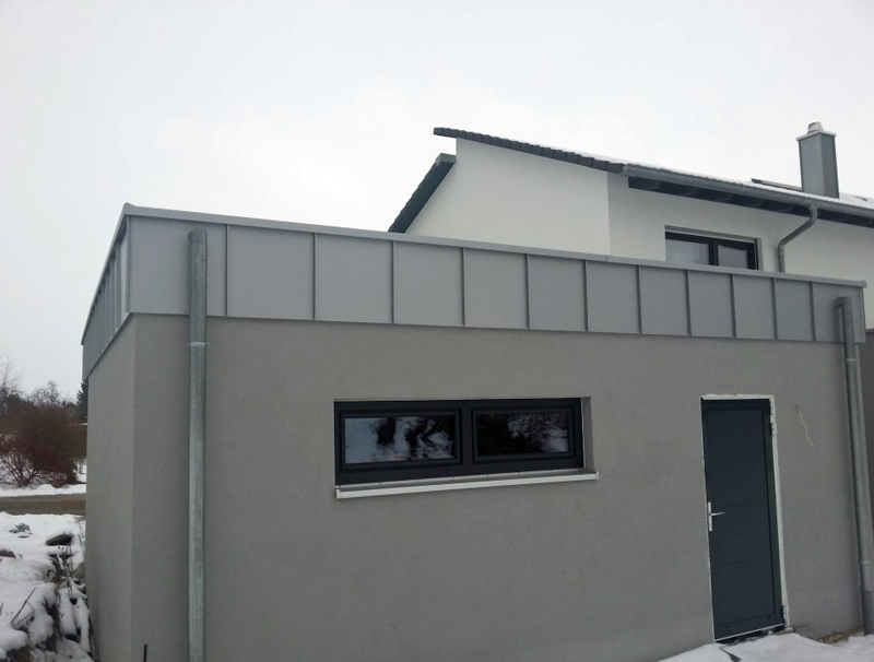 Attikaverkleidung - Aluminium Silberfarbig Image
