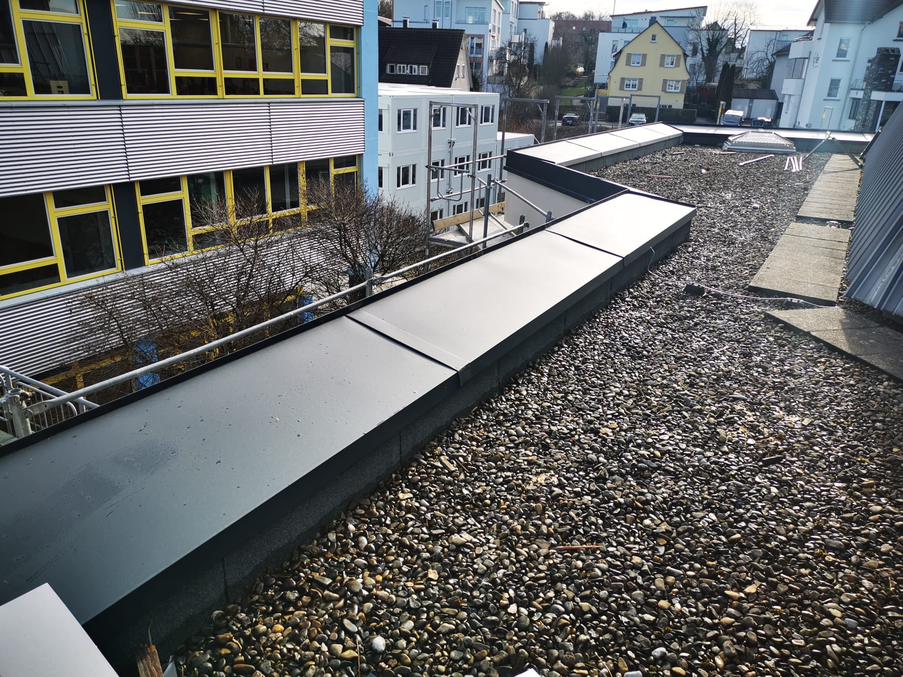 Attikaverkleidung - Aluminium anthrazit Image