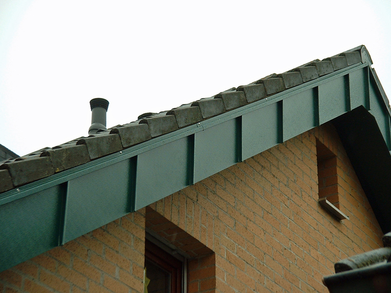 Ortgangverkleidung - Aluminium Moosgrün Image